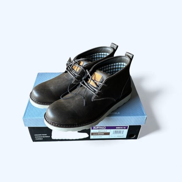 Buffalo by David Bitton Metcalf Men’s Casual Chukka Boot Brown Size 10 - Picture 5 of 7